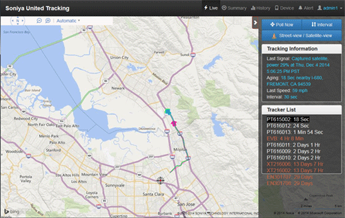 GPS Tracking Map